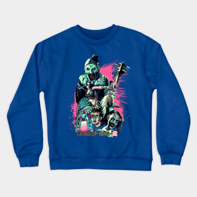 Terrifying 2 Crewneck Sweatshirt by MAW Design